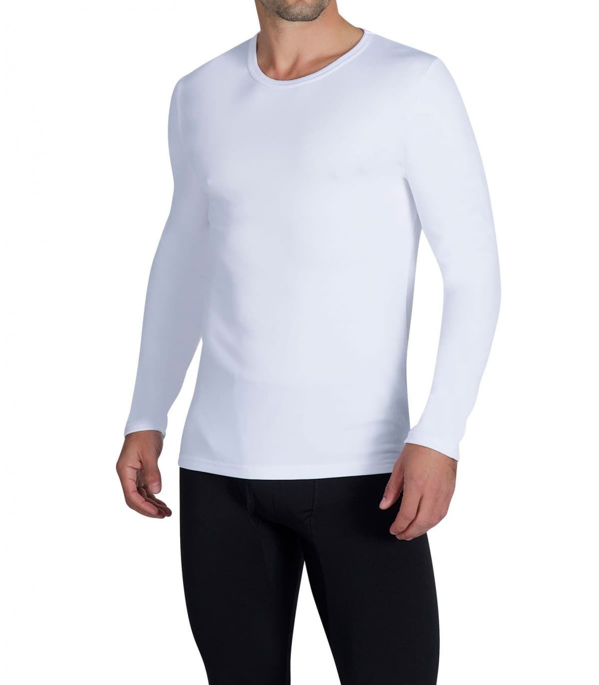 Camiseta interior térmica Abanderado 100% Algodón manga larga (blanca)
