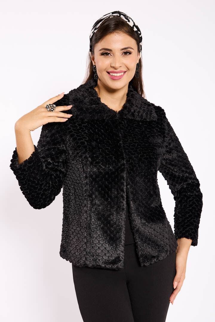 CHAQUETA DE PELO SINTÉTICO ZSA ZSA PRIVÉ - Imagen 2