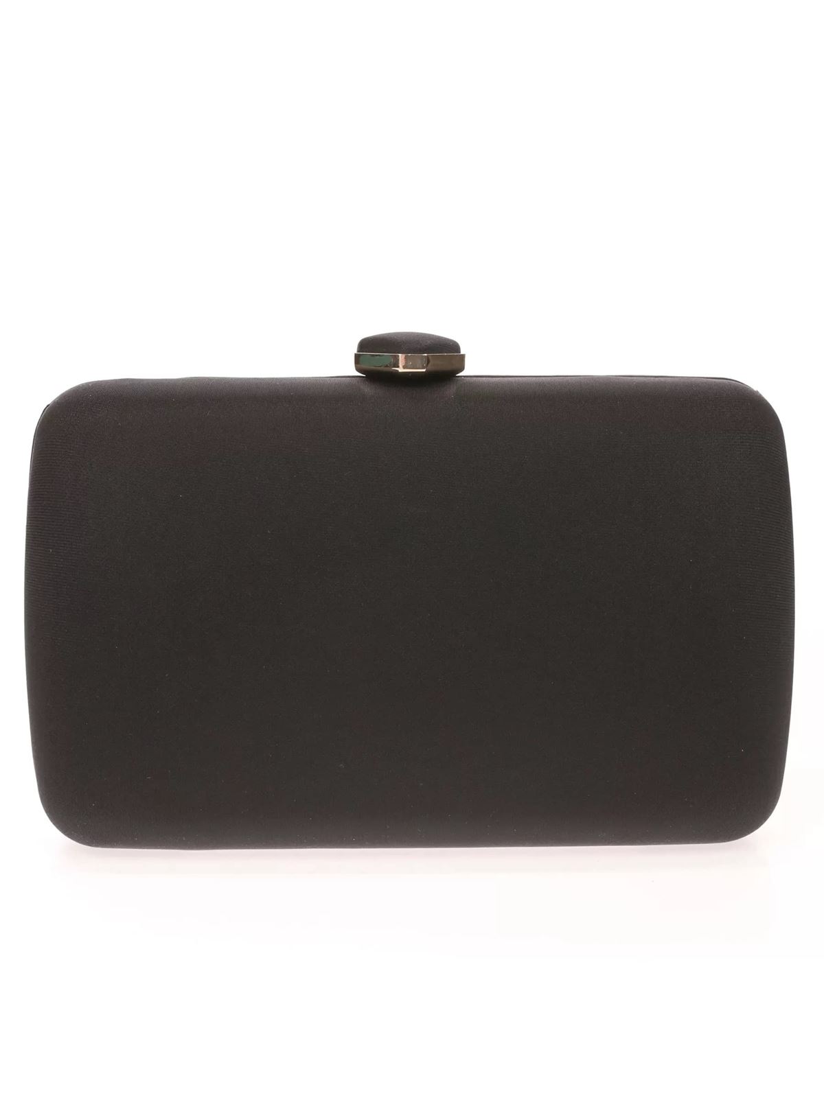 CLUTCH FIESTA DETALLE METÁLICO NEGRO 22234 - Imagen 1