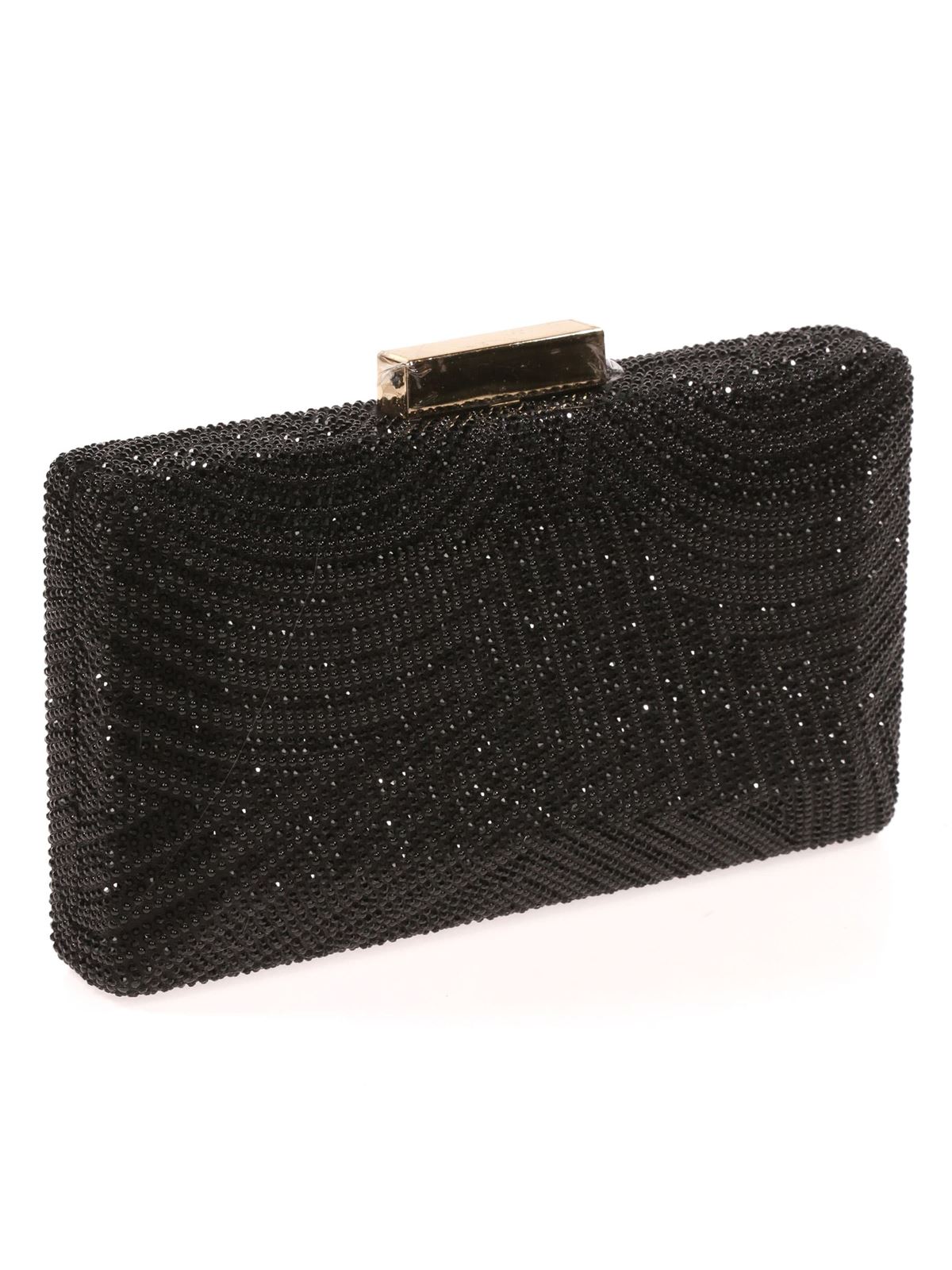 CLUTCH FIESTA PEDRERÍA NEGRO  41419 - Imagen 3