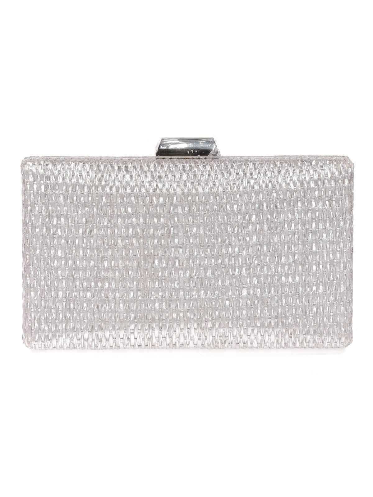 CLUTCH FIESTA PLATA RAFIA 41440 - Imagen 1