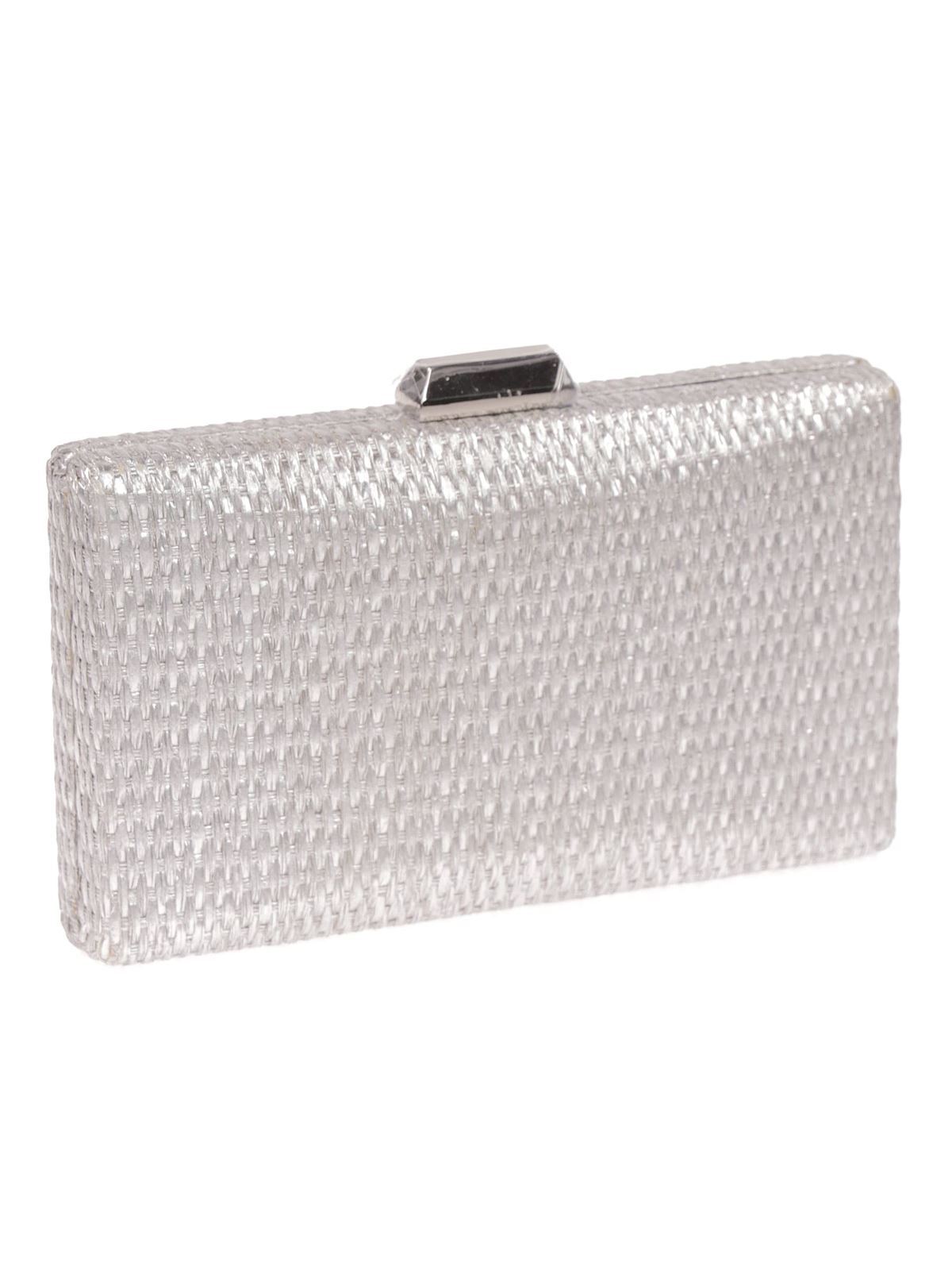 CLUTCH FIESTA PLATA RAFIA 41440 - Imagen 3