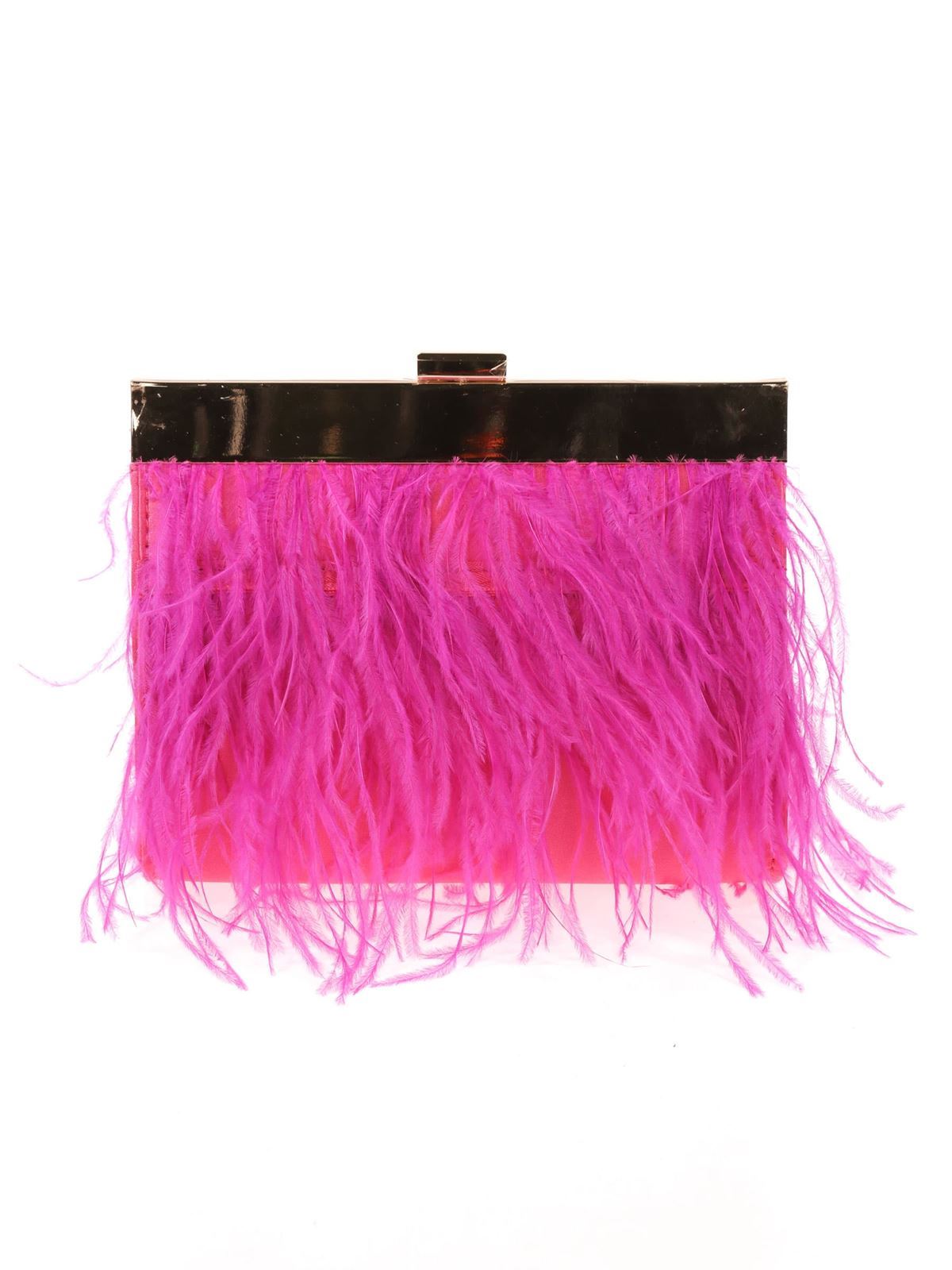 CLUTCH FIESTA PLUMAS FUCSIA 125107 - Imagen 1