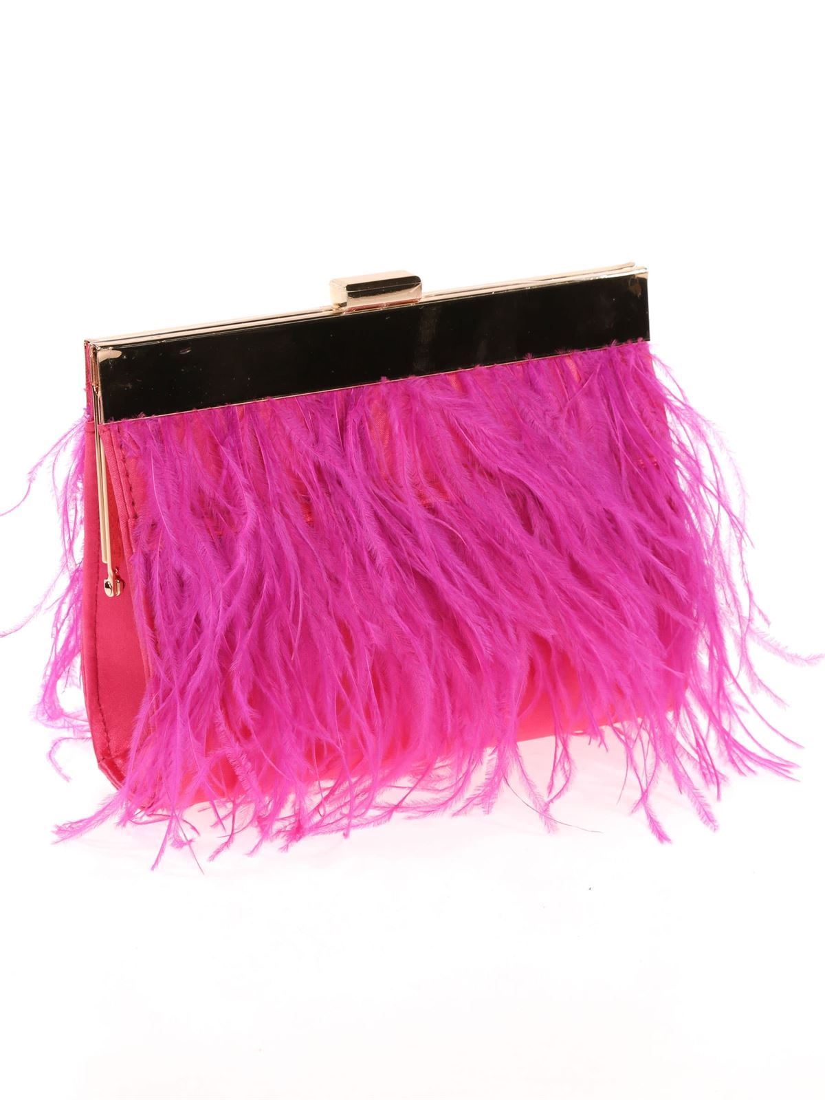 CLUTCH FIESTA PLUMAS FUCSIA 125107 - Imagen 3