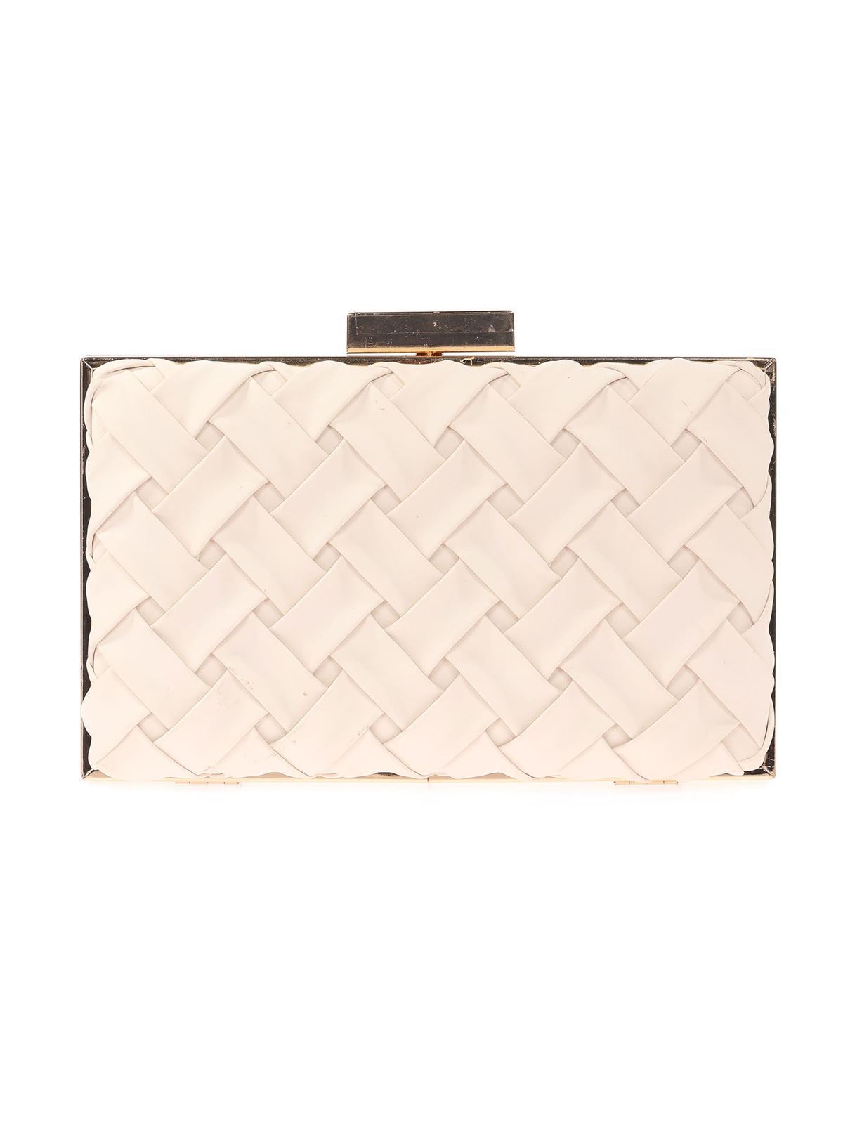 CLUTCH FIESTA TRENZADO BEIGE 41447 - Imagen 1