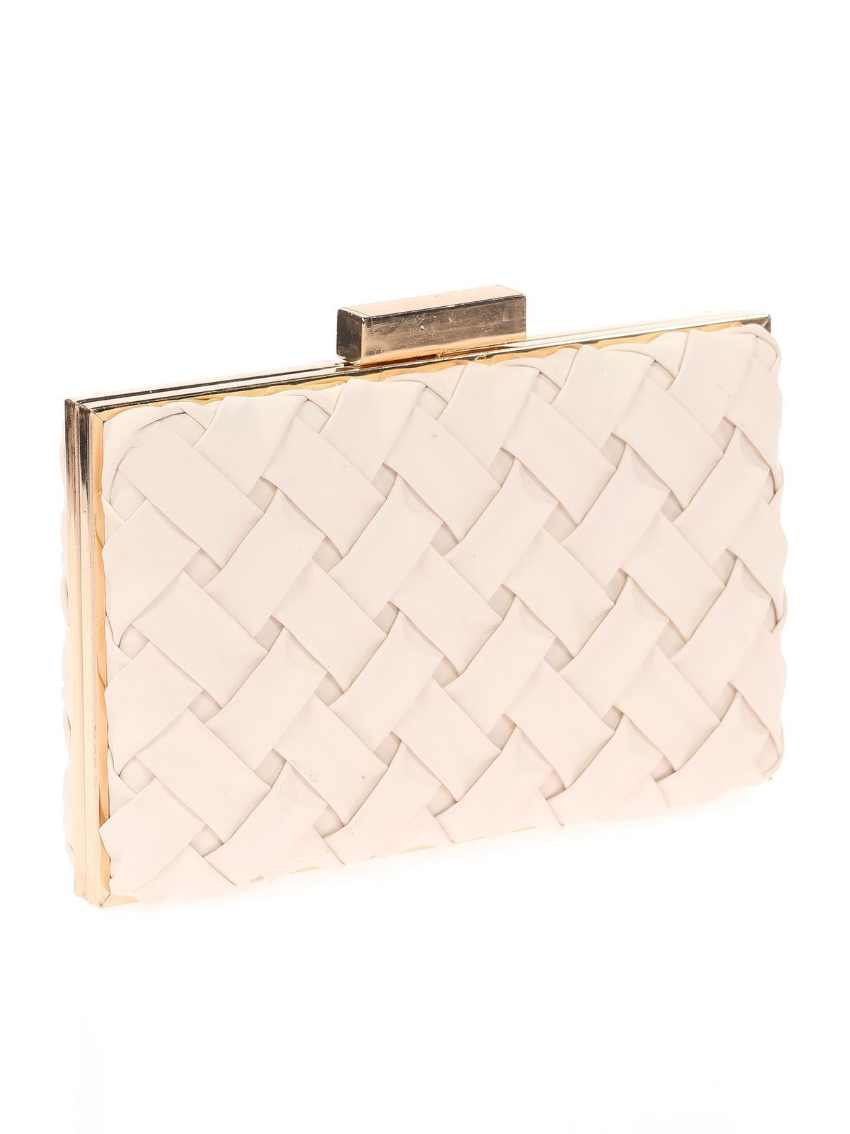 CLUTCH FIESTA TRENZADO BEIGE 41447 - Imagen 3