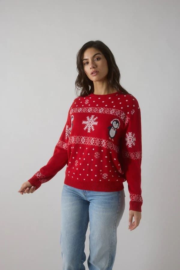 Jersey Navideño Mujer Ysabel Mora 70027 - Imagen 3