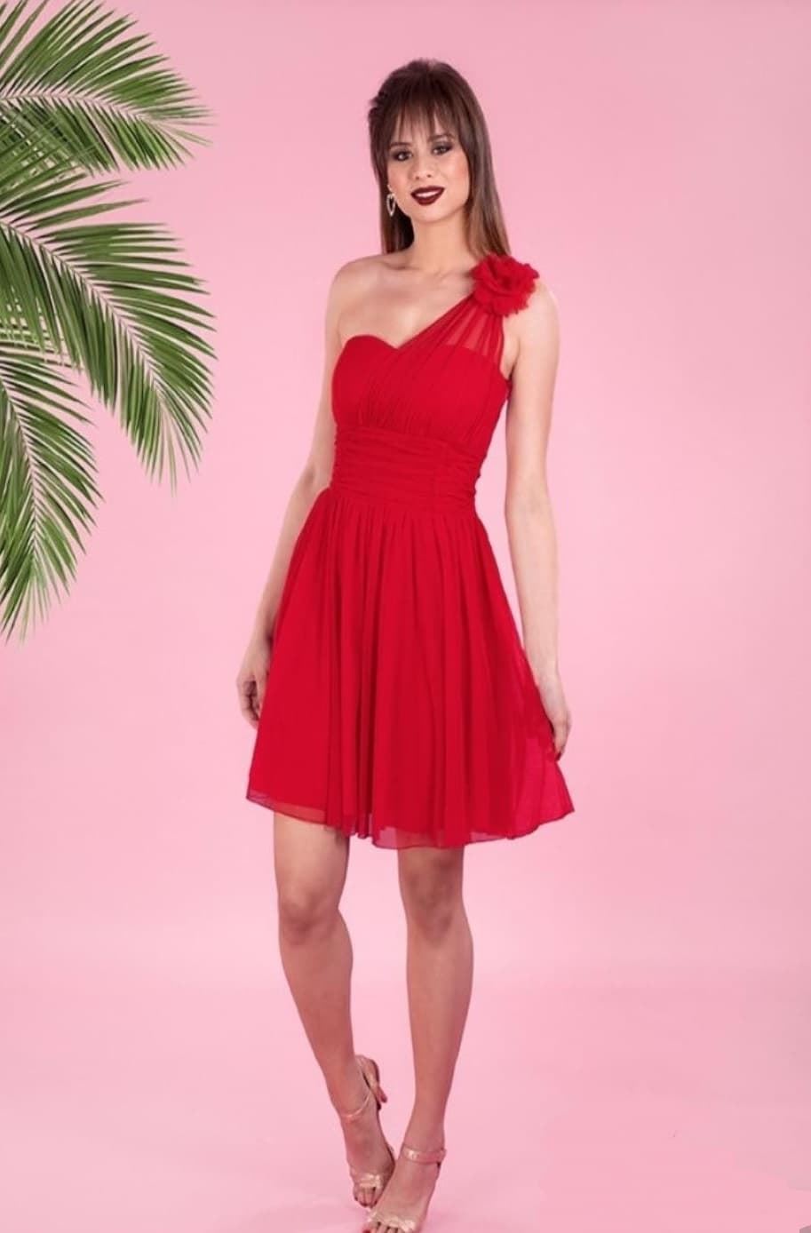 OUTLET VESTIDO DE FIESTA CORTO COKER MODA 4697 - Imagen 1