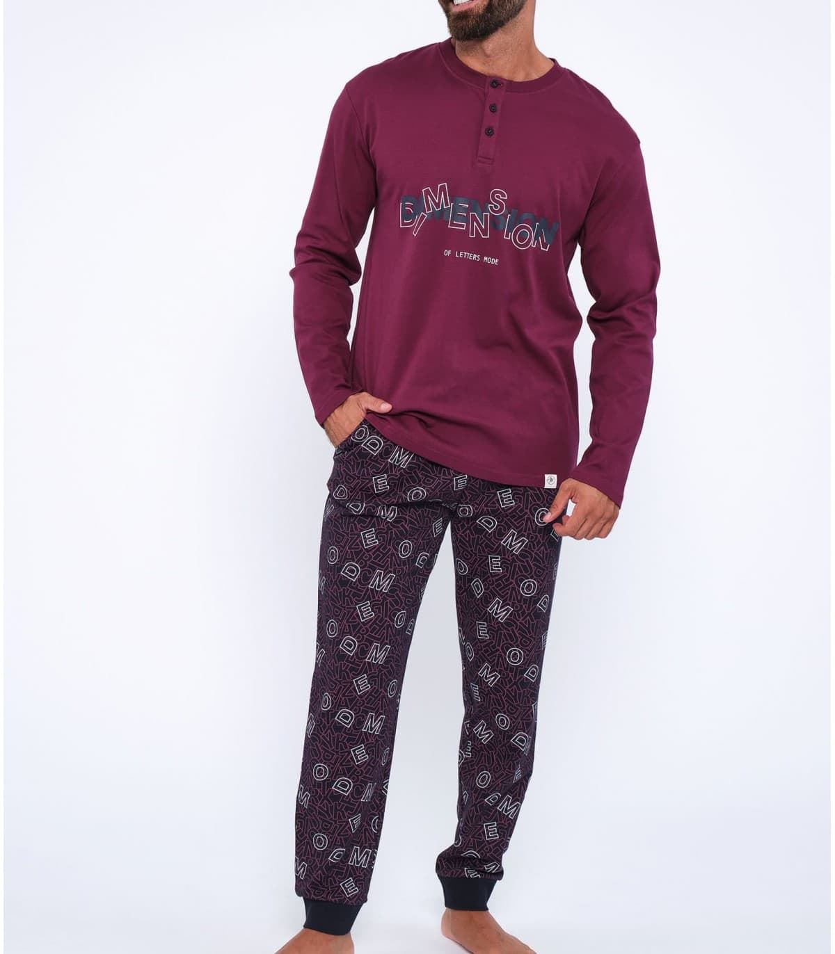 Pijama Hombre Invierno MUYDEMI 390078 - Imagen 1