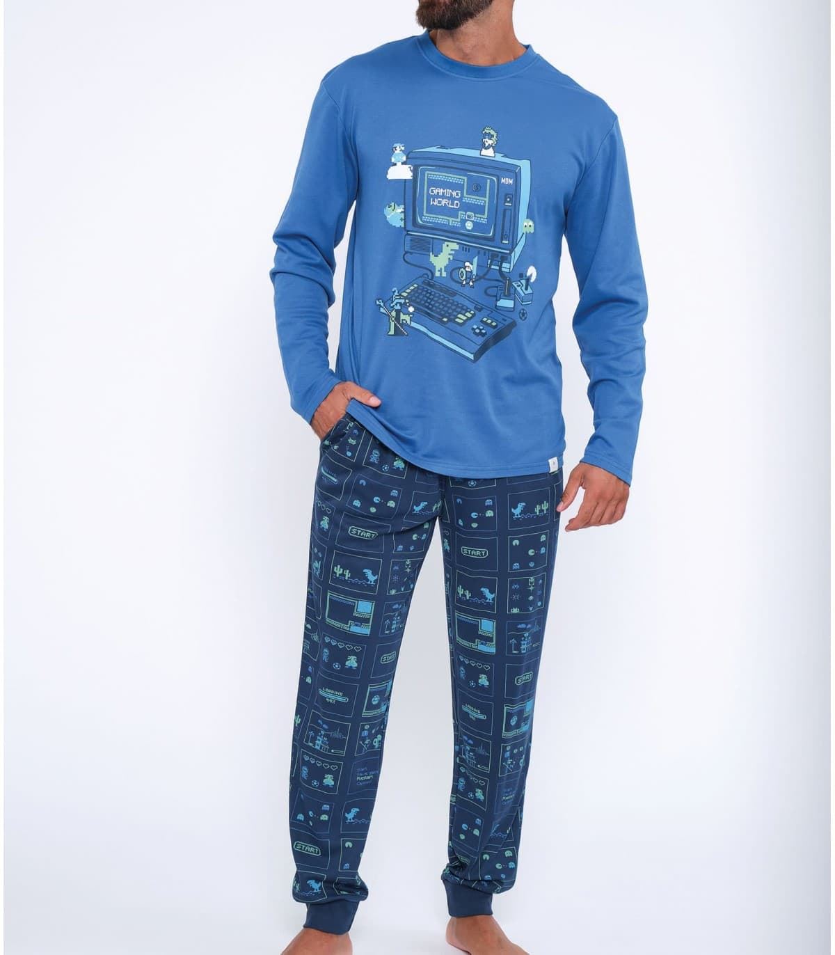 Pijama Hombre Invierno MUYDEMI 390081 - Imagen 1