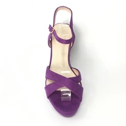 SANDALIA FIESTA PLATAFORMA MORADO J65 - Imagen 2