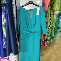 VESTIDO DE FIESTA JUAN MARCOS PEPLUM 2829 - Imagen 2