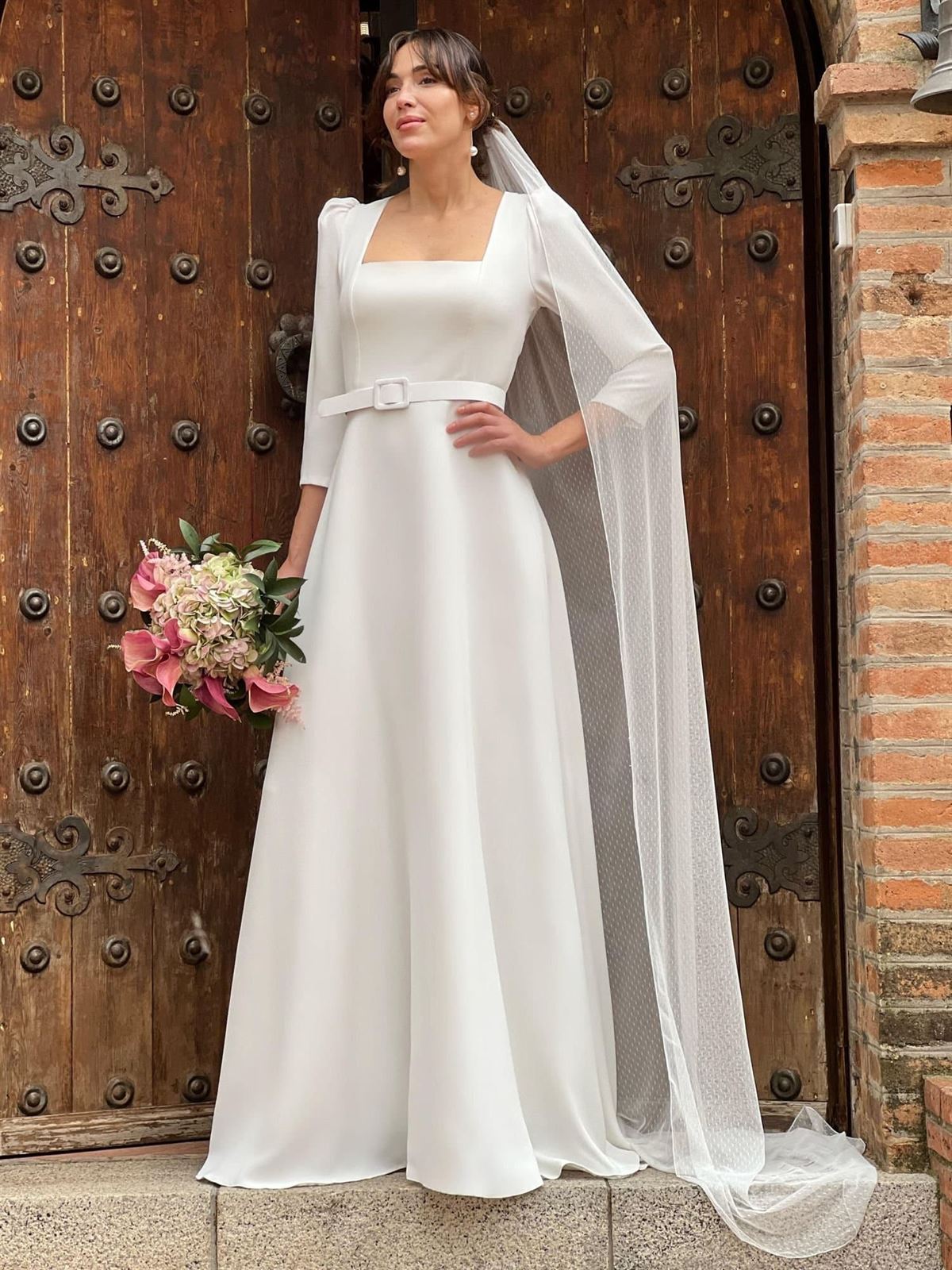 VESTIDO DE NOVIA CENTELLA NEBLAK 7501 - Imagen 1