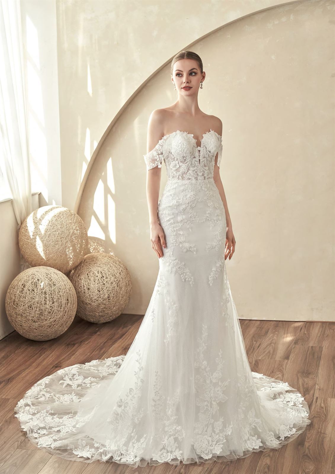 VESTIDO DE NOVIA SIRENA ALMA COUTURE 447 - Imagen 1